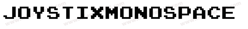 JoystixMonospace Regular字体转换